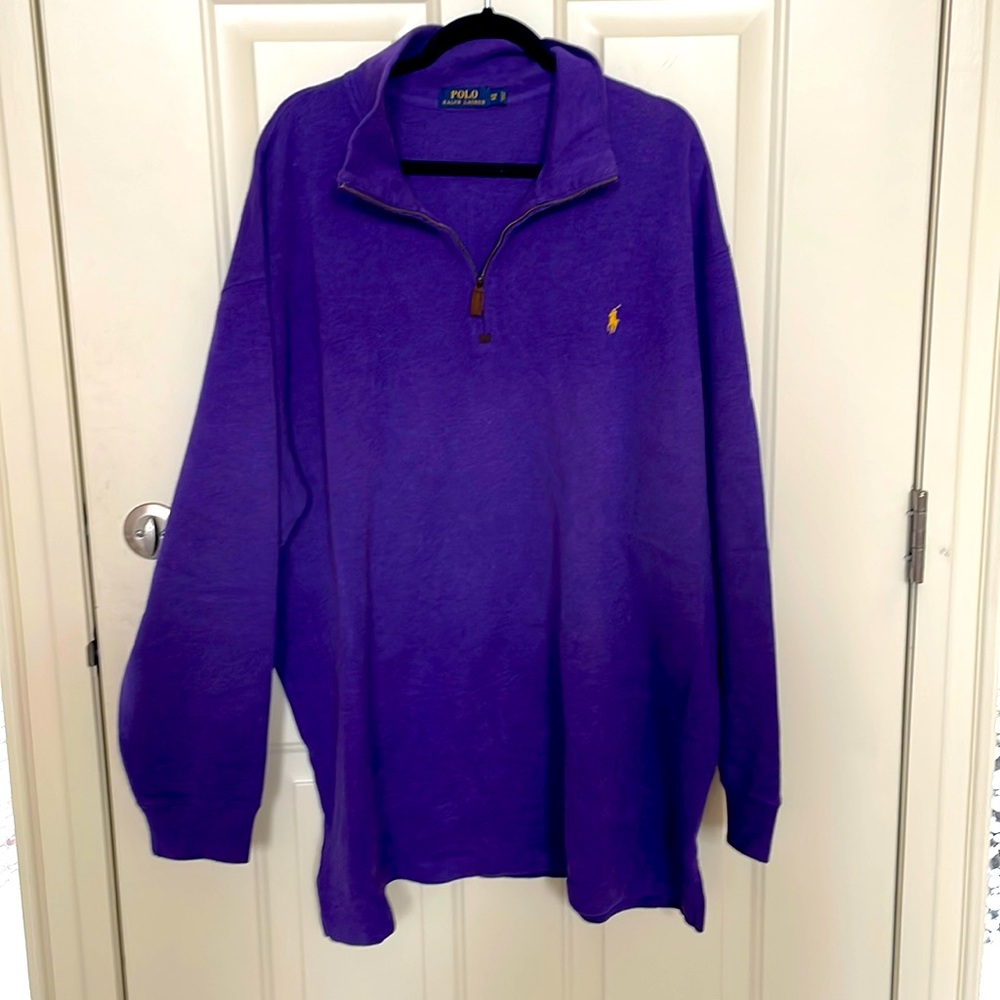 Polo Ralph Lauren Zip Neck Pull Over Size 3XB